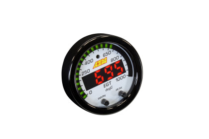 Manufacturer: AEM Pricing Group: AEM  Description: AEM X-Series EGT 0-1800F Gauge  Product Name: AEM Digital Gauges  Box 1 Dims (LxWxH-W): 5.6 x 5.4 x 5.3 - 0.8  Born On Date: 05-09-2016