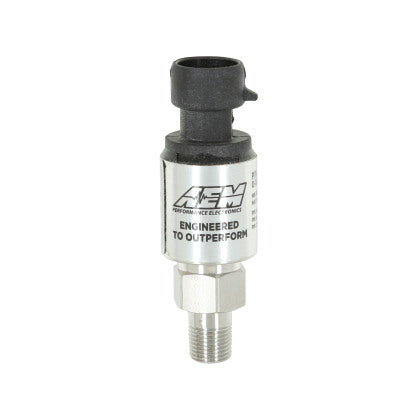 AEM 1000 PSIg Stainless Sensor Kit - 1/8in NPT Male Thread to -4 Adapter