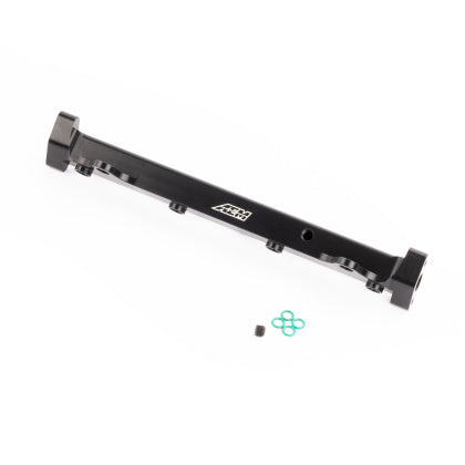 AEM 03-06 Evo 8 &amp; 9 Black Fuel Rail