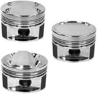 Manley 03-06 Mitsubishi Evo 8/9 4G63T 85.5mm +.5mm Oversized Bore 8.5/9.0:1 Dish Pistons w/ Rings